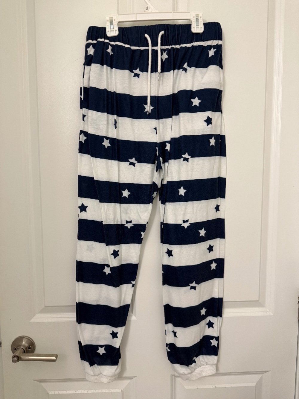 SHEIN Striped Star Jogger Pants – L